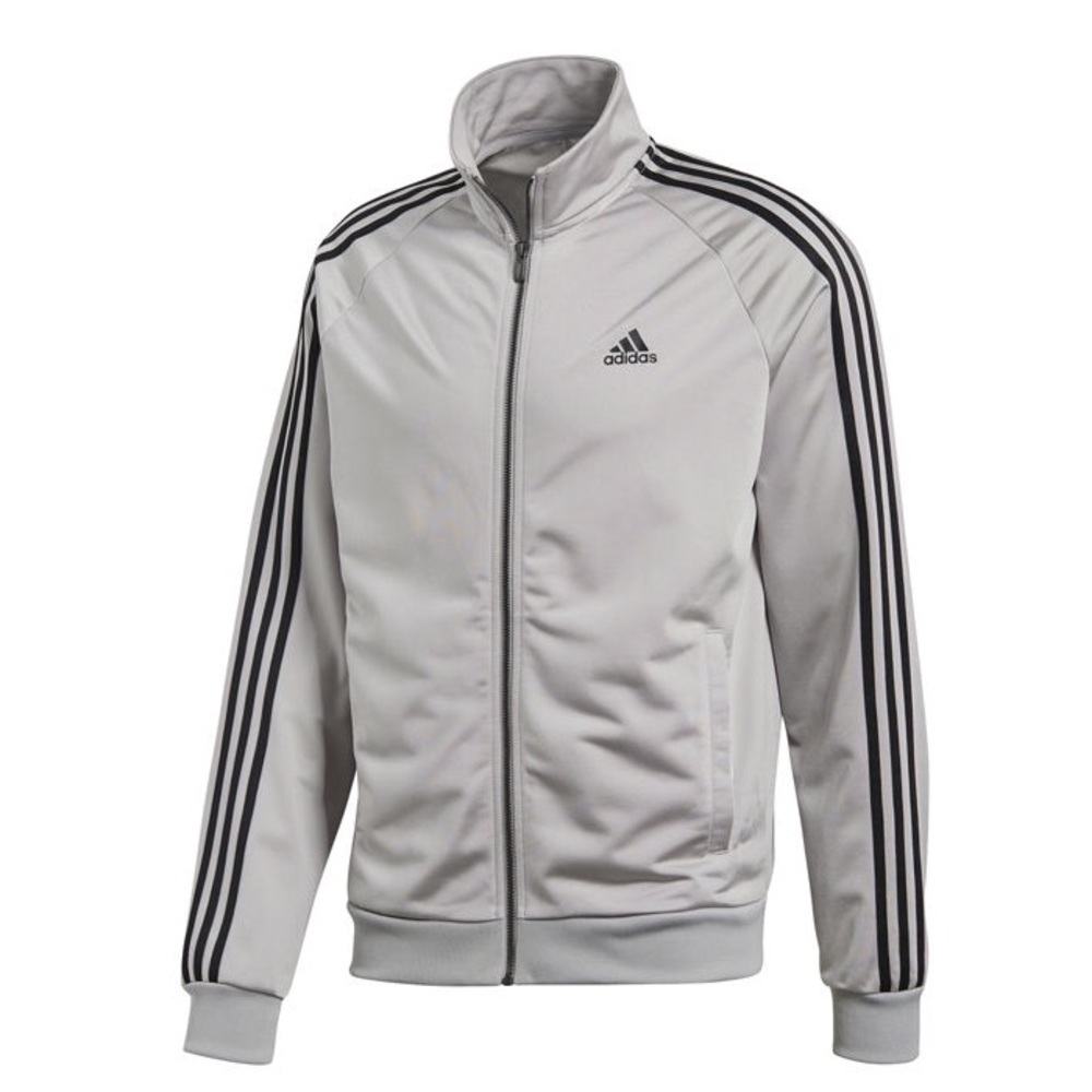 Brand new never worn grey adidas track top